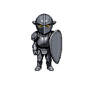 Guardian hero sprite carrying a large shield.