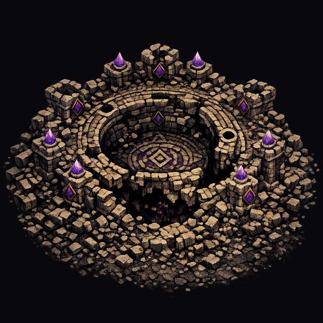 Critical well state under heavy corruption.