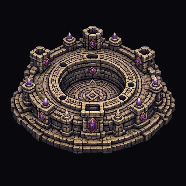 Stable magical well.