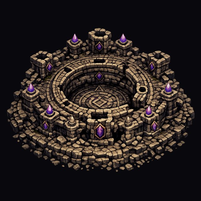 Unstable magical well with corruption beginning to spread.